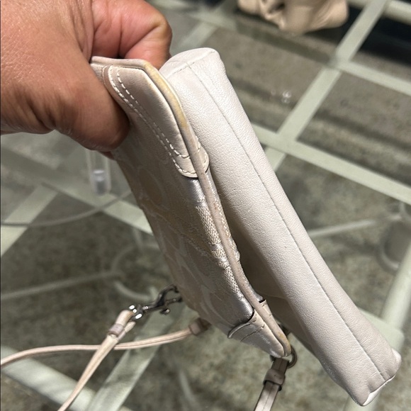 Coach Beige and Cream Wristlet Duo - Picture 3 of 6